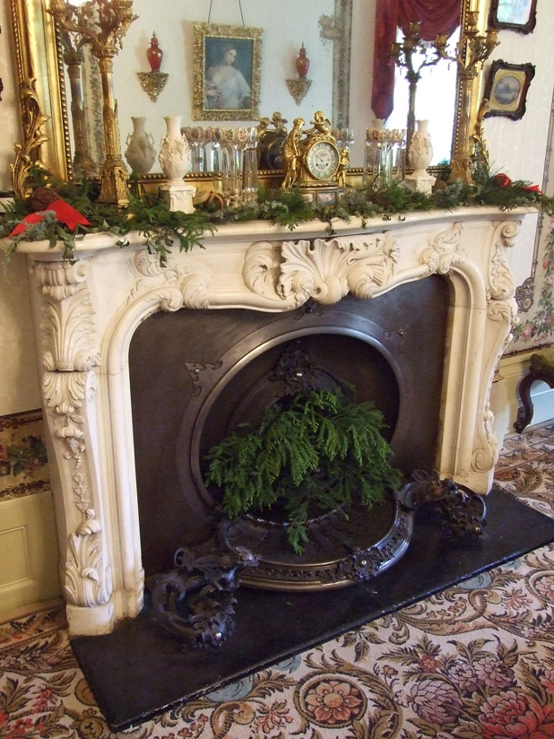 Christmas greenery at Vaucluse House.