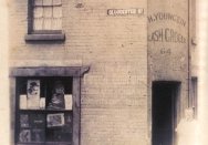 Hugo Youngein poses outside his 'Cash Grocer' corner shop.