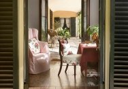 View through the drawing room closet at Elizabeth Farm.