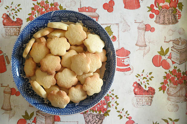 Lemon biscuits at Meroogal.