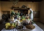 Bountiful produce in the kitchen at Elizabeth Farm.