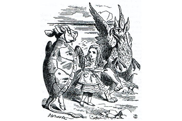 The Gryphon and Mock-Turtle illustration