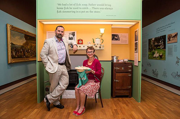 The Cook and the Curator in the Eat your history exhibition.