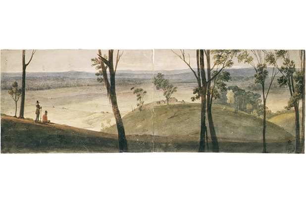 View of the farm of J. Hassel Esqr Cow Pastures New South Wales