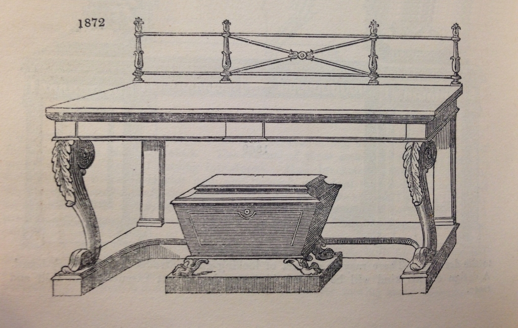 Sideboard with sarcophagus