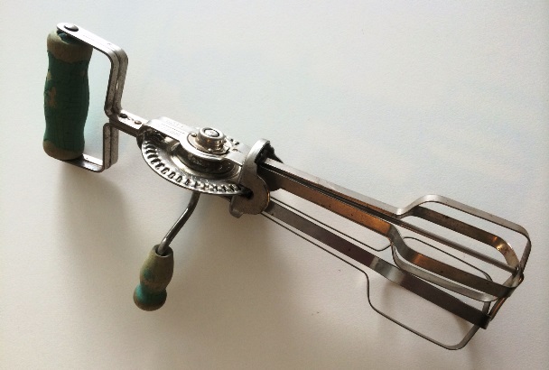 'Rapid' rotary egg beater, c1950s.