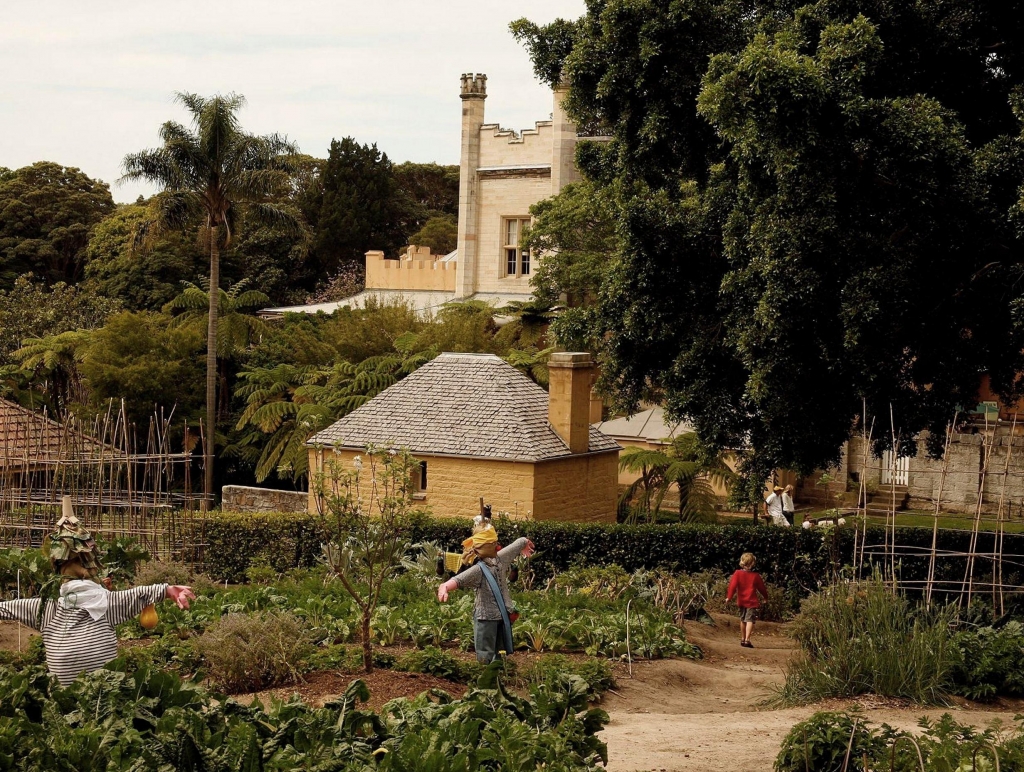 Kitchen garden at Vaucluse House