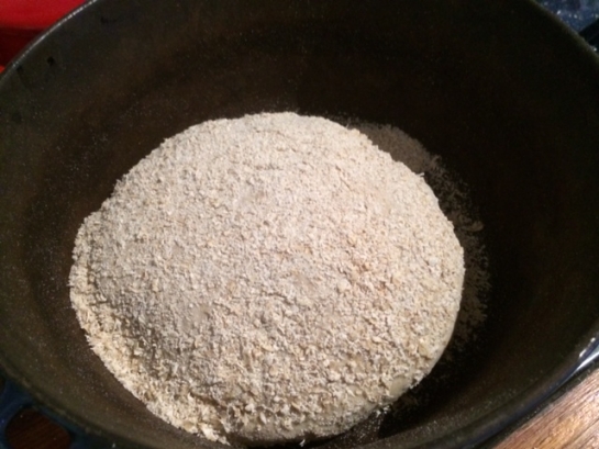 Bread dough, ready to bake