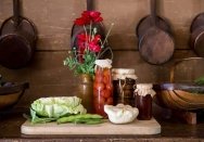 In the kitchen at Vaucluse House