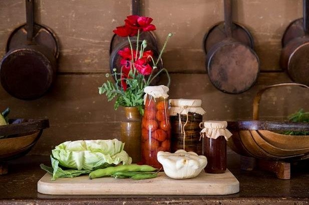 In the kitchen at Vaucluse House